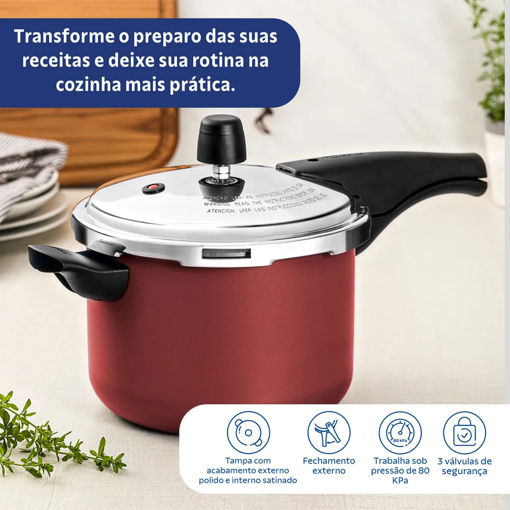 Panela De Pressão 4,5 L Tramontina Vancouver