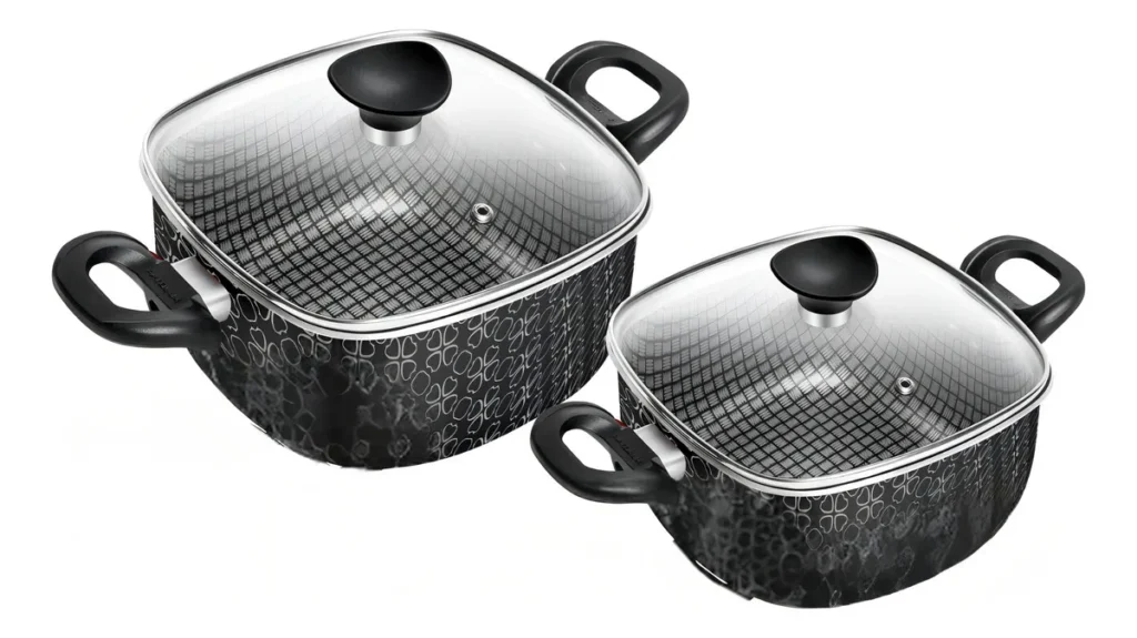 Jogo de Panelas Patolux 9 Peças Antiaderente